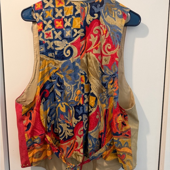 Howard Wolf Women's Floral Patchwork Vest - Picture 2 of 4